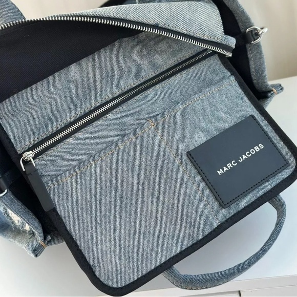 The Rip and Repair Denim Marc Jacobs Medium Tote Bag - Picture 7 of 7